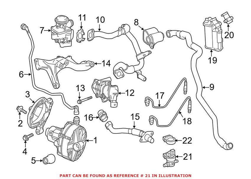 Mercedes Vapor Canister Purge Solenoid 0004708993